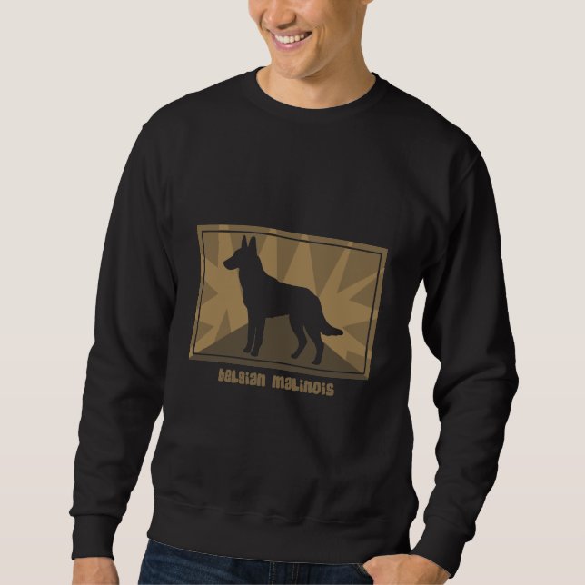 Sweatshirt Belge terreux Malinois (Devant)