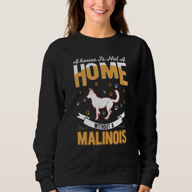 Sweatshirt Belgian Malinois Home Meleche Herder Malinois (Devant)
