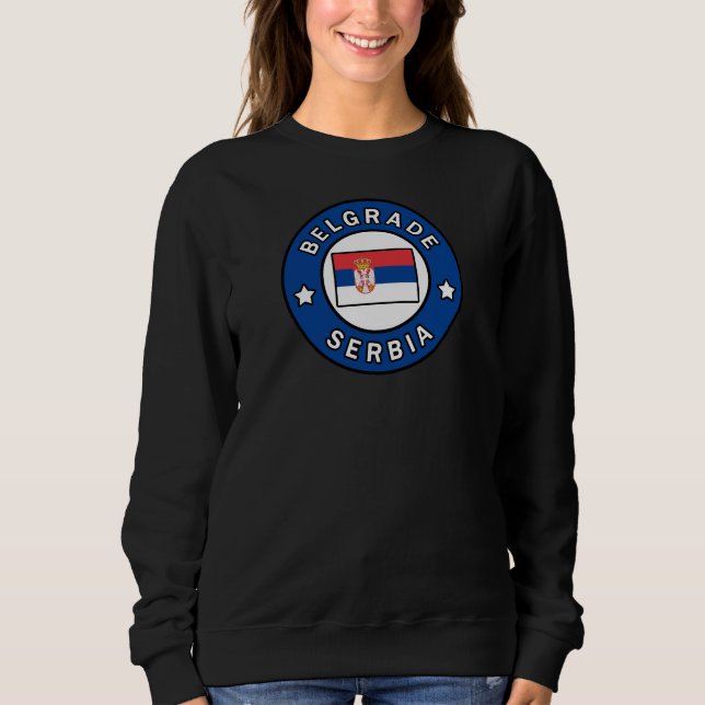 Sweatshirt Belgrade Serbie (Devant)