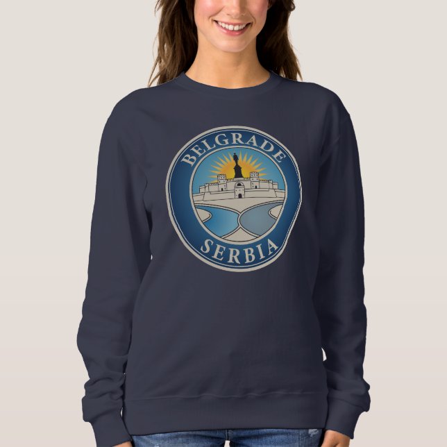 Sweatshirt Belgrade Serbie Europe de l'Est (Devant)