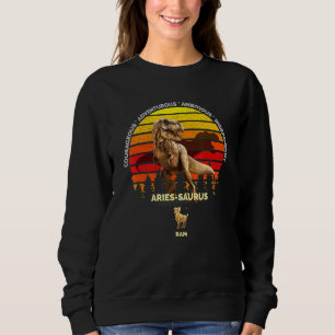 Sweatshirt Bélier Saurus Zodiac Aries (21 mars 19) Ram Di