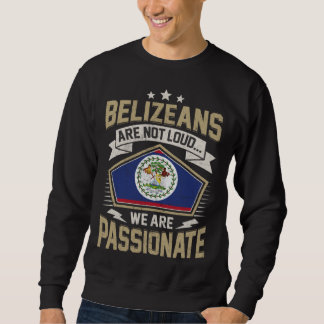 Sweatshirt Belize Flag Passionate Belizeans Girls & Women