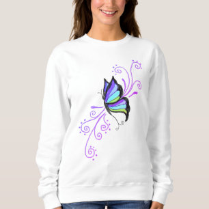 Sweatshirt Belle Abstraction de Papillon à Porter