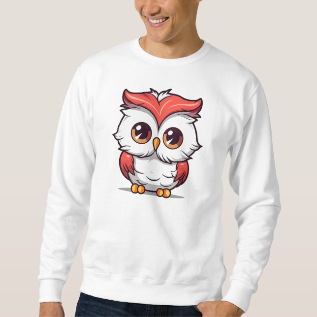 Sweatshirt Belle Chouette de style Kawaii Cartoon-77038 (Devant)