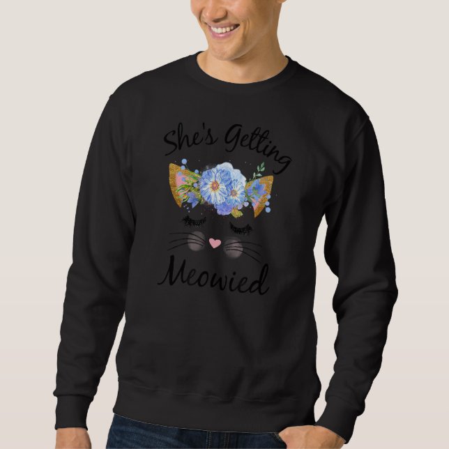 Sweatshirt Belle Elle se fait Meowied Shirt, Bachelorett (Devant)