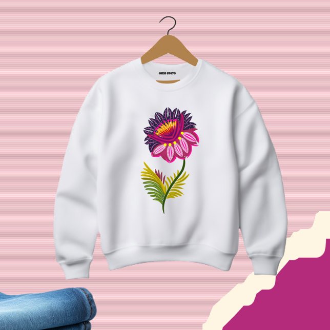 Sweatshirt Belle fleur (Créateur téléchargé)