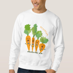 Sweatshirt Belle illustration du quatuor de carottes à carott
