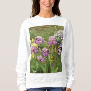 Sweatshirt Belle Iris Fleur violet Fleur Photo
