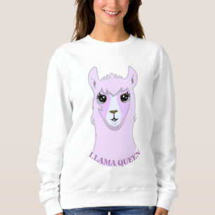 Sweatshirt Belle Llama Queen
