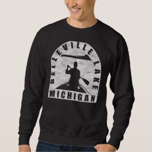 Sweatshirt Belleville Lake Canoeing Michigan
