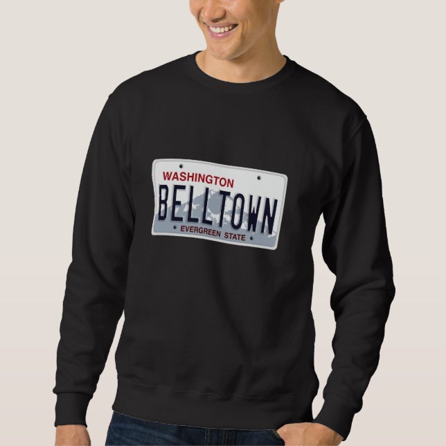 Sweatshirt Belltown Seattle Washington State Hometown Neighbo (Devant)