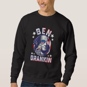 Sweatshirt Ben Drankin 4 juillet Benjamin Franklin Hommes Fem