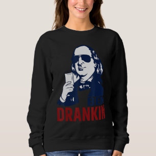 Sweatshirt Ben Drankin 4 juillet Benjamin Franklin Hommes Fem