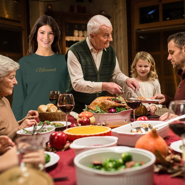 Sweatshirt Bénéficiez d'un minimaliste simple (Créateur téléchargé)