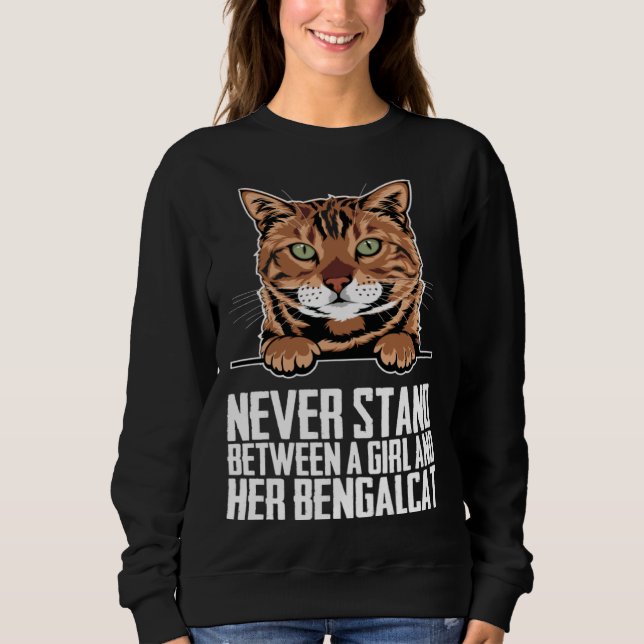 Sweatshirt Bengal mom  Bengal kitten  Bengal  2 (Devant)