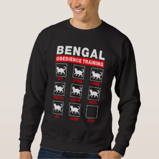 Sweatshirt Bengale Chat Obedience Entraînement Kitten
