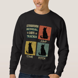 Sweatshirt Bengale Chats STUBBNER BENGAL CHAÎNES TRICKS Funny