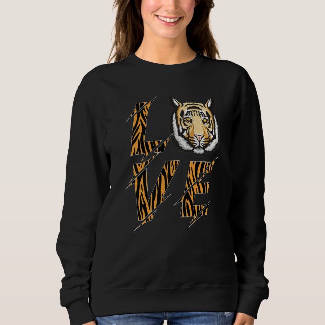 Sweatshirt Bengale Tiger Love (Devant)