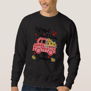 Sweatshirt Béni D'Être Appelé Grammy Sunflower Truck Grammy