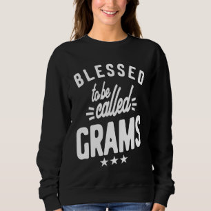Sweatshirt Béni D'Être Appelé Grams Maman grand-mère