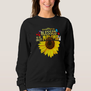 Sweatshirt Béni D'Être Appelé Mawmaw Femmes Tournesol Mawma