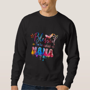Sweatshirt Béni D'Être Appelé Nana Aquarelle, Mama Cadeau