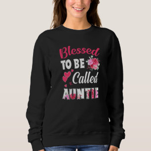 Sweatshirt Béni D'Être Appelé Tante Drôle Fluale Tante Mo