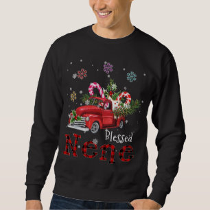 Sweatshirt Béni Nene Noël Camion Rouge cadeau pour grand-mère