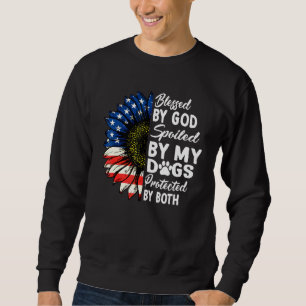 Sweatshirt Béni Par Dieu Porté Par Mes Chiens