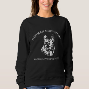 Sweatshirt Berger Allemand - Courage, Force, Puissance