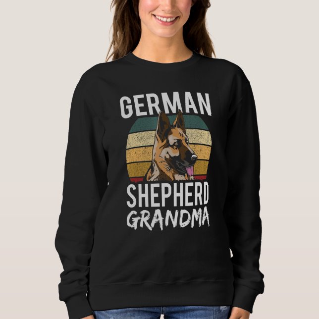 Sweatshirt Berger allemand grand-mère chien race chiot grand- (Devant)