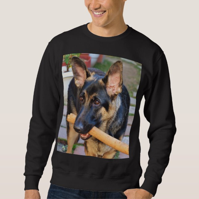 Sweatshirt berger allemand par Shirley Taylor (Devant)