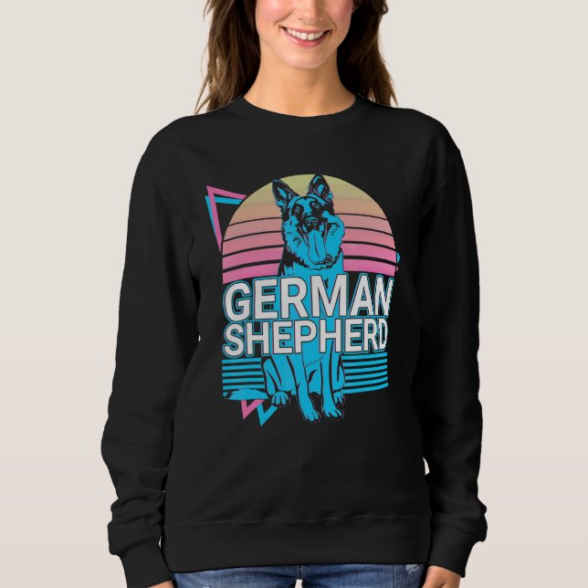 Sweatshirt Berger Allemand Rétro (Devant)