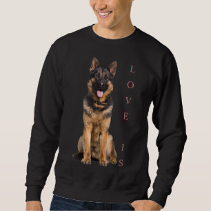 Sweatshirt Berger allemand Shepard Chien Maman Papa Aimer Ani
