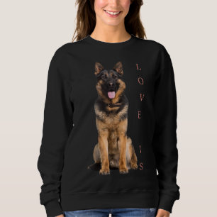 Sweatshirt Berger allemand Shepard Chien Maman Papa Aimer Ani
