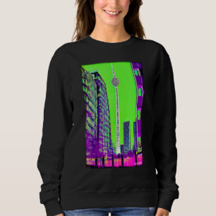 Sweatshirt Berlin TV Tower Berlin City Street Sight Landmark
