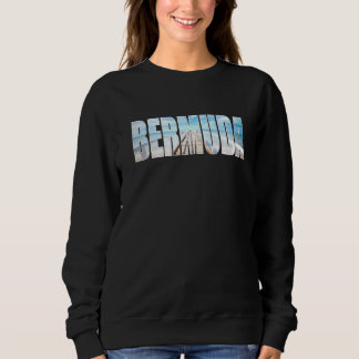 Sweatshirt Bermudes Beach Sand Ocean Summer Keepsaké Souvenir