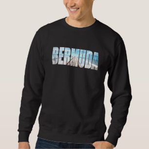 Sweatshirt Bermudes Beach Sand Ocean Summer Keepsaké Souvenir