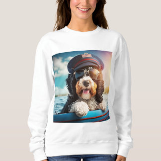 Sweatshirt Bernedoodle Bateau Chien Chien maman Chien Papa ca