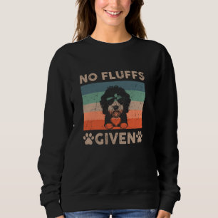 Sweatshirt Bernedoodle Pas De Fluffs Drôle Papa Maman Retro C