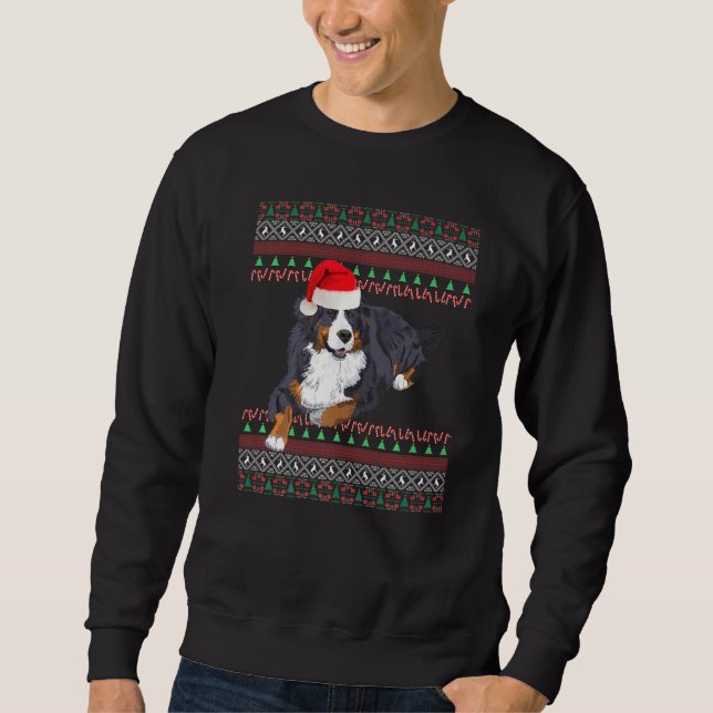 Sweatshirt Berner Noël Vacances Vilain Vilain Vilain Bernese  (Devant)