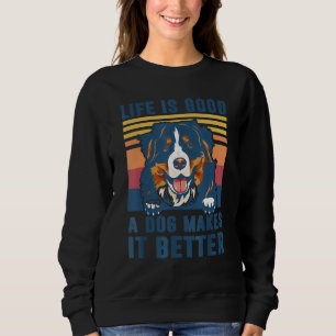 Sweatshirt Bernese Mountain Dog Fundy Chien Papa Maman Hommes