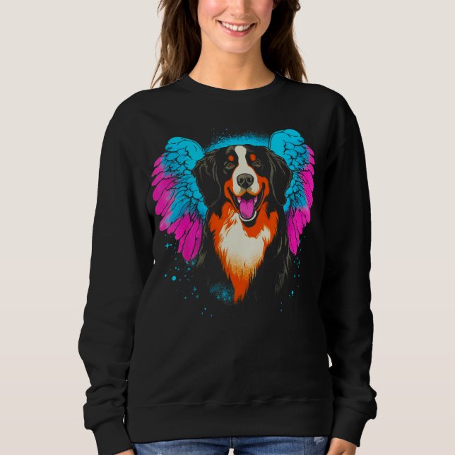 Sweatshirt Bernese Mountain Dog Heaven (Devant)