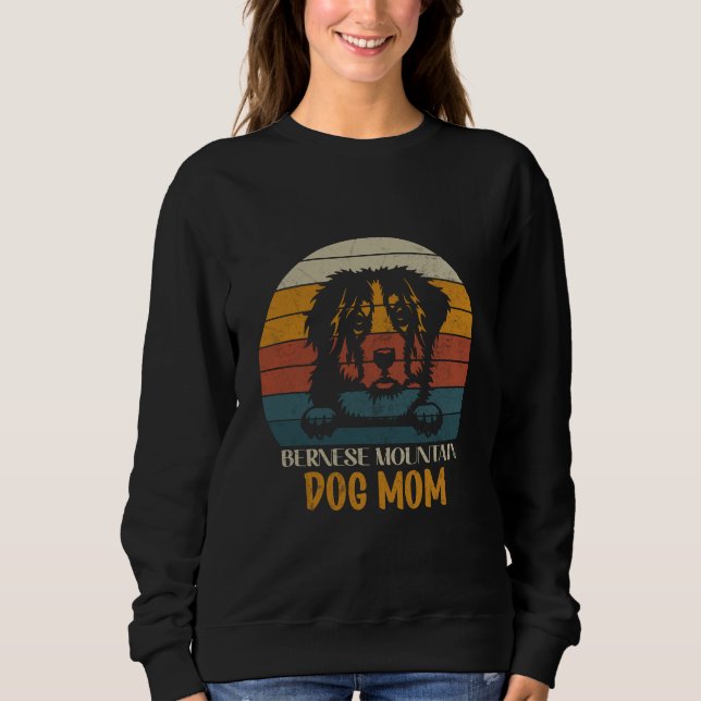 Sweatshirt Bernese Mountain Dog Maman, Bernese chien maman (Devant)