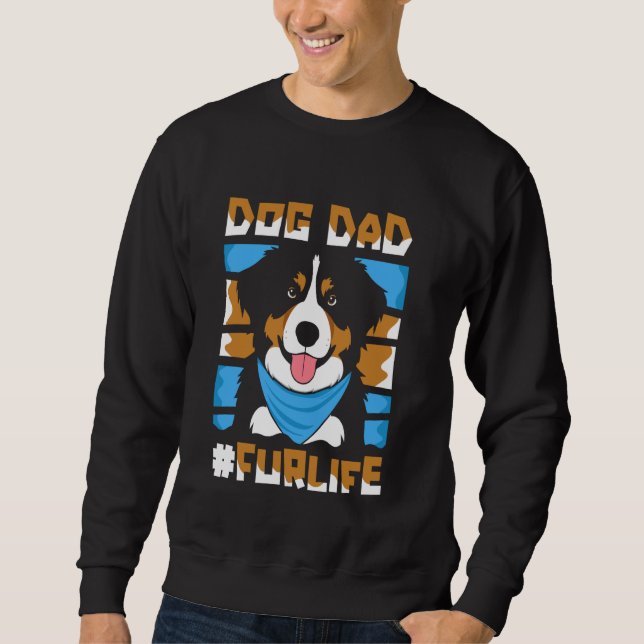 Sweatshirt Bernese Mountain Dog père race - animal de compagn (Devant)
