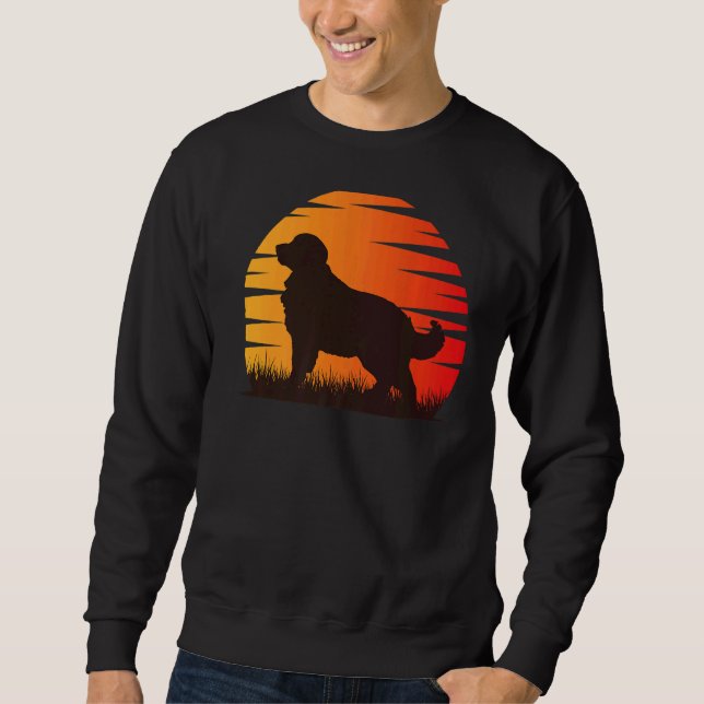Sweatshirt Bernese Mountain Dog Retro (Devant)