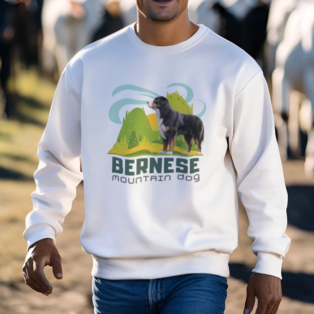 Sweatshirt Bernois Mountain Dog Cadeau Amoureux de les chiens (Créateur téléchargé)