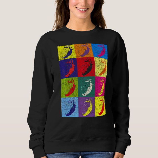 Sweatshirt Berry rouge Été Fruit Pop Fraise (Devant)