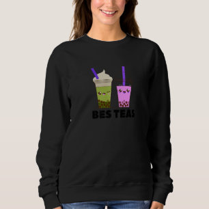 Sweatshirt Bes Teas Buble Boba Milk Tea Pearl Tapioca