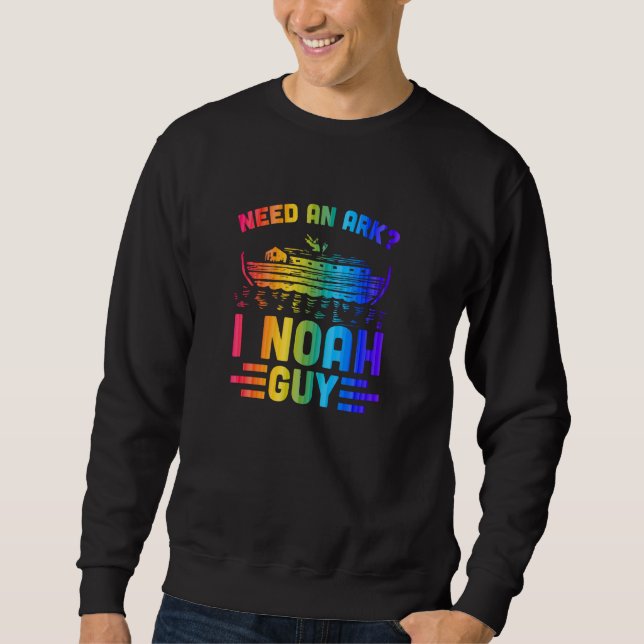 Sweatshirt Besoin D'Un Arc I Noah Guy Funny Christian Pun (Devant)